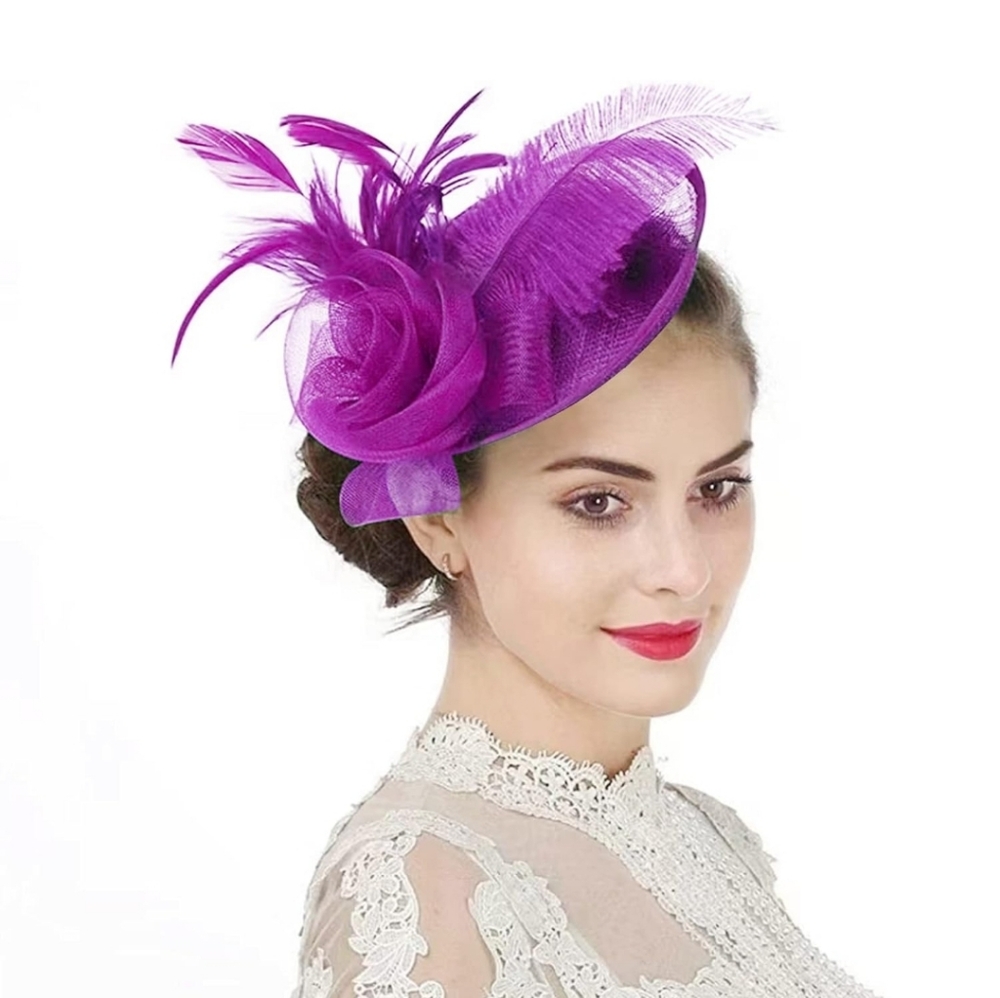 🍆NWT Royal Purple Kentucky Derby Hat